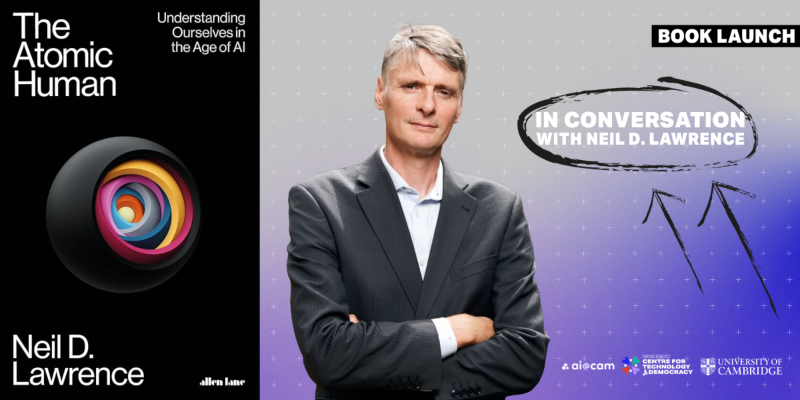 Book Launch: The Atomic Human - Understanding Ourselves in the Age of AI