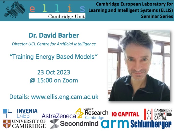 Cambridge ELLIS Seminar Series