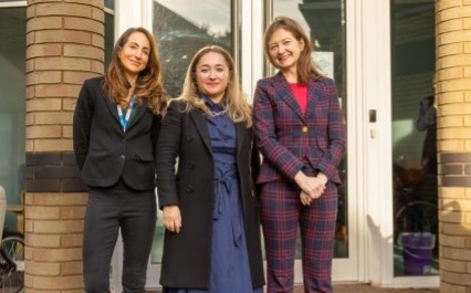 Minister for AI and Digital Government visits Cambridge to tour the DAWN supercomputer