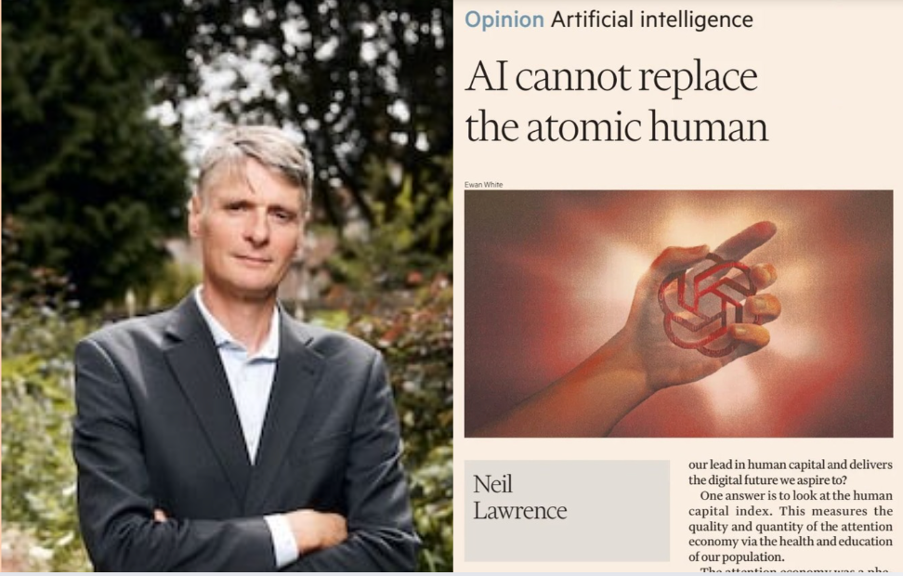 Neil Lawrence: AI cannot replace the atomic human