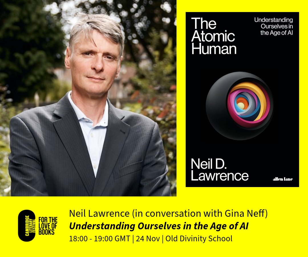 Understanding Ourselves in the Age of AI – Neil Lawrence in conversation with Gina Neff